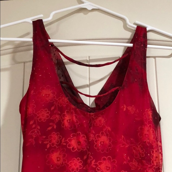 Red Cocktail Dress - Picture 4 of 4